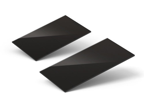 Higher efficiency and mirror-like black surface: Panasonic Industry introduces new Amorton indoor solar cell series